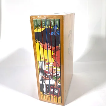 High-end luxury Custom Logo Wooden book box set Gift Book Box