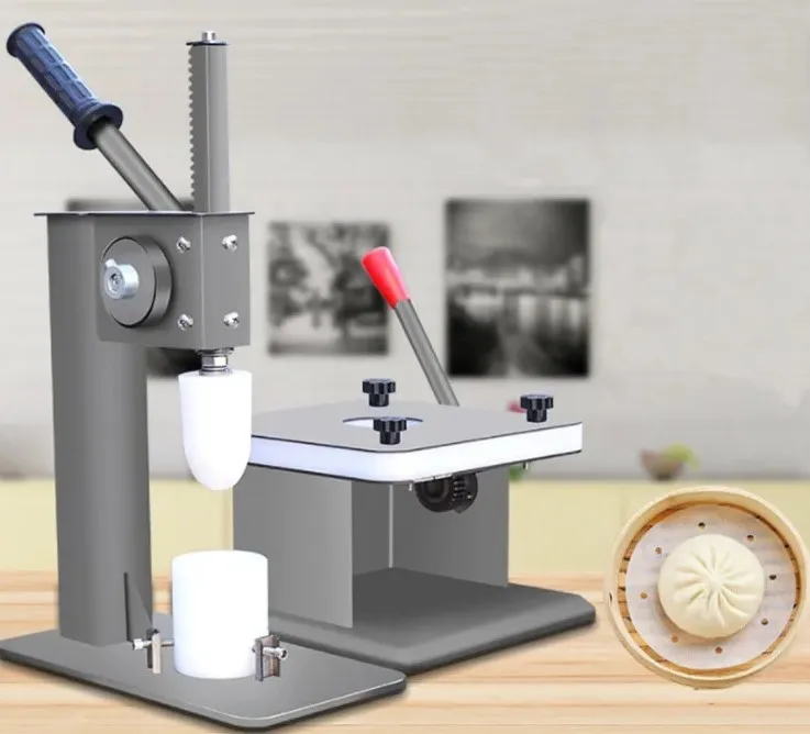 Manual Small Stuffed Bun Maker Dumpling Steamed Machine Automatic Siopao Baozi Momo Round Making Machine with One Mold