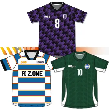 2026 Real Club Top Spain Soccer Jersey Set for Men Custom OEM Service with Name and Logo Printing Automated Cutting