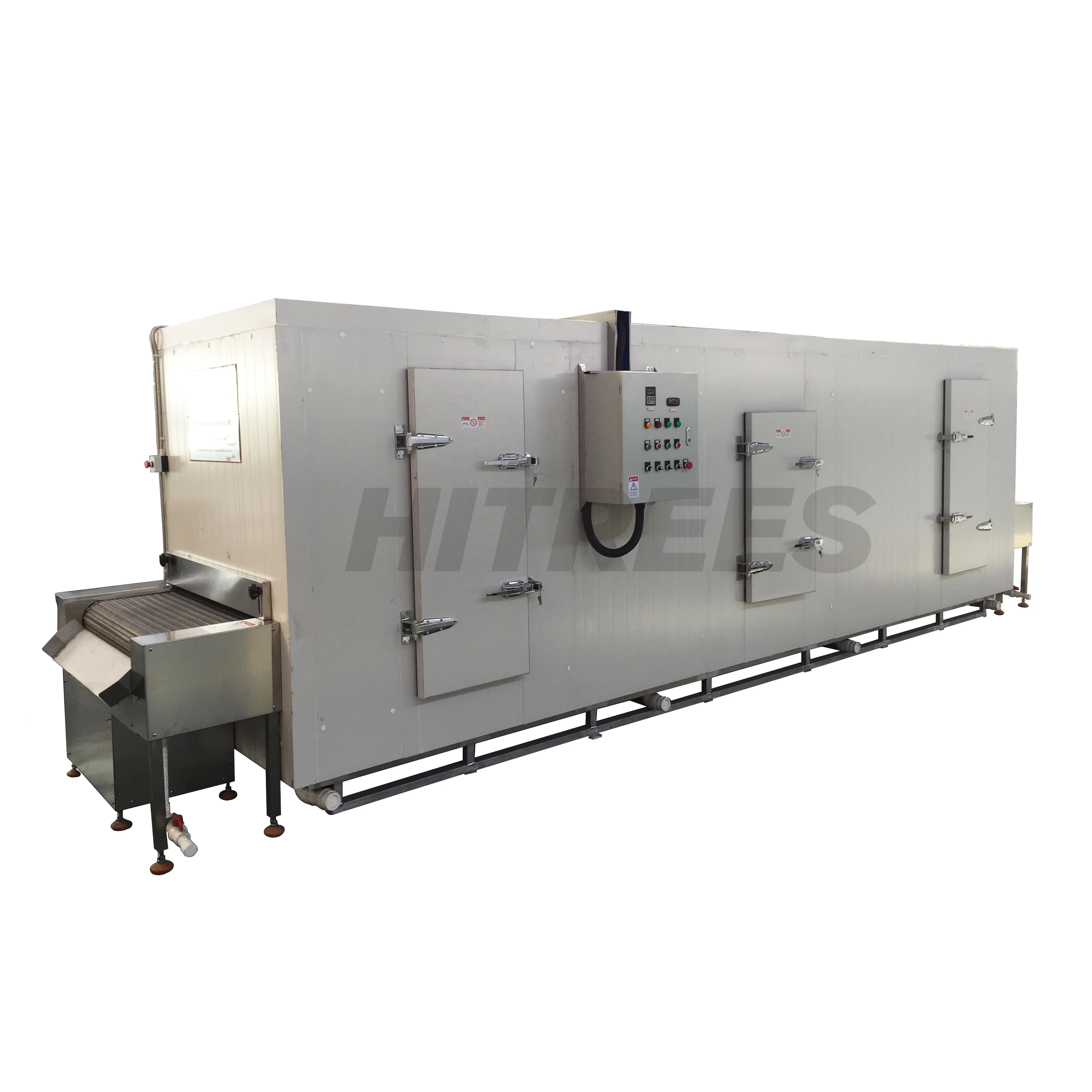 Tunnel Freezer Machine Blast Quick Freezing Seafood Meat Fruits