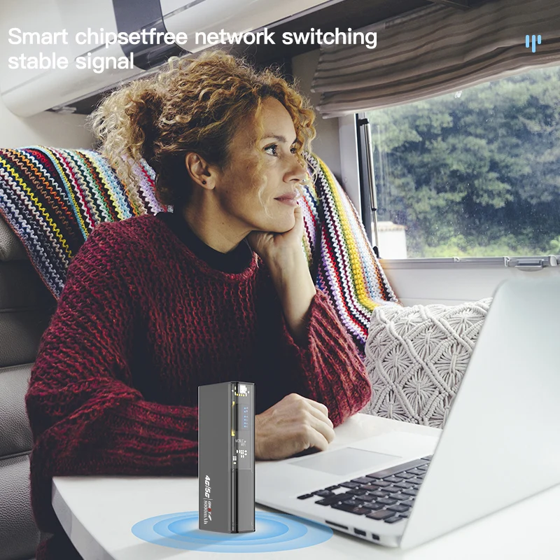 4G Mobile Wifi Router Power Bank Dual Frequency Wireless Mifis Pocket Router Type-C Portable Wifi 4g Router with Sim Card