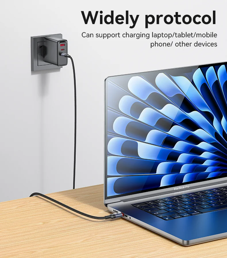 Yesido CA185 1.2 Meter 240W Type-C to Type-C Support USB2.0 Data Transfer Fast Charging Data Cable
