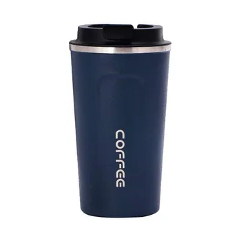 Wholesale simple outdoor 510ml vacuum double-layer thermos cup 18/8 stainless steel office outdoor coffee cup gift cup