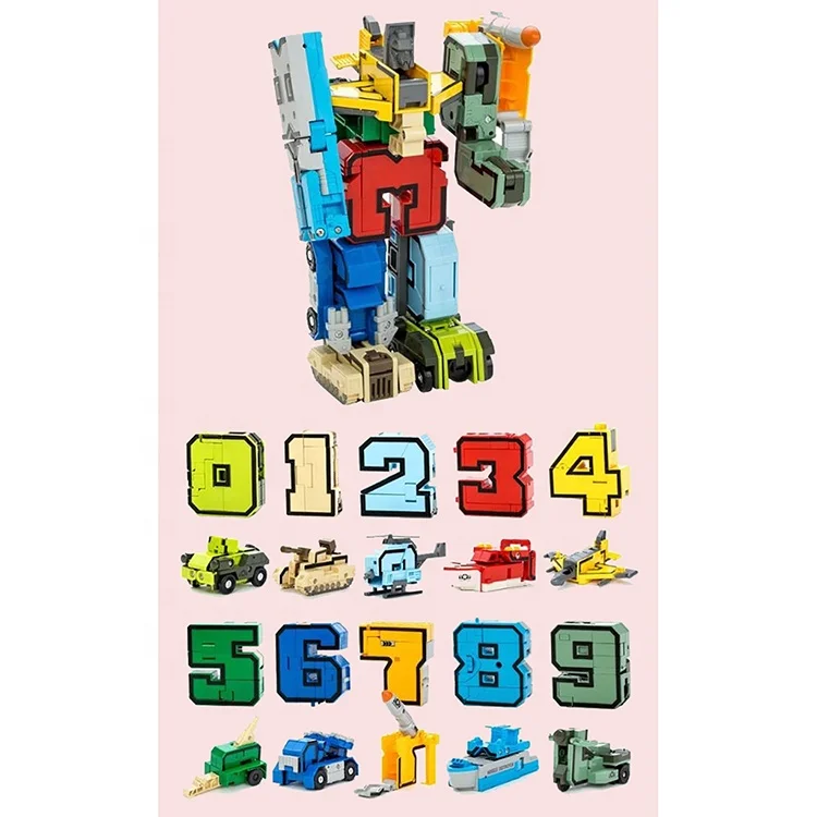 10 Numbers  Robot Toy Preschool Learning Educational Toys