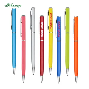 Hot Selling Slim Body Orange Roller Ballpoint Pen Customized Logo Sports Style with 1.0mm Writing Width for Gift Promotion