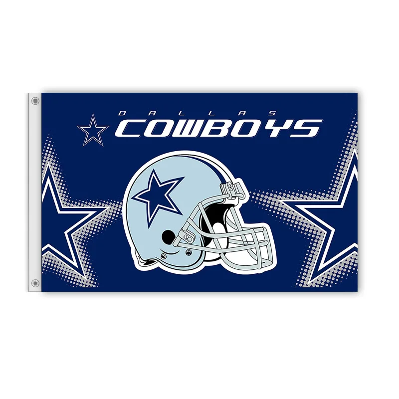 DALLAS COWBOYS Helmet 3X5 Flag 