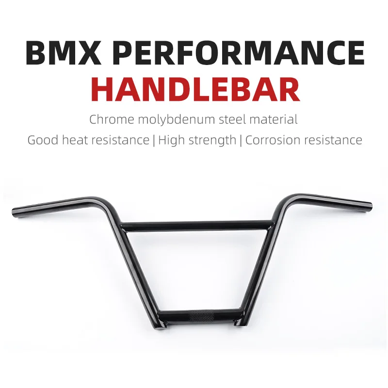 HB09 BMX Handlebar Chromely Steel 22.5*760mm Action Street Bicycle