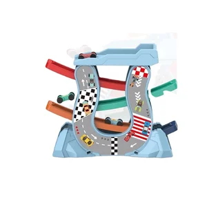 Wholesale Best Lovely DIY Pull Back Racing Slide Rail Track Car Set Toys Kid Toys
