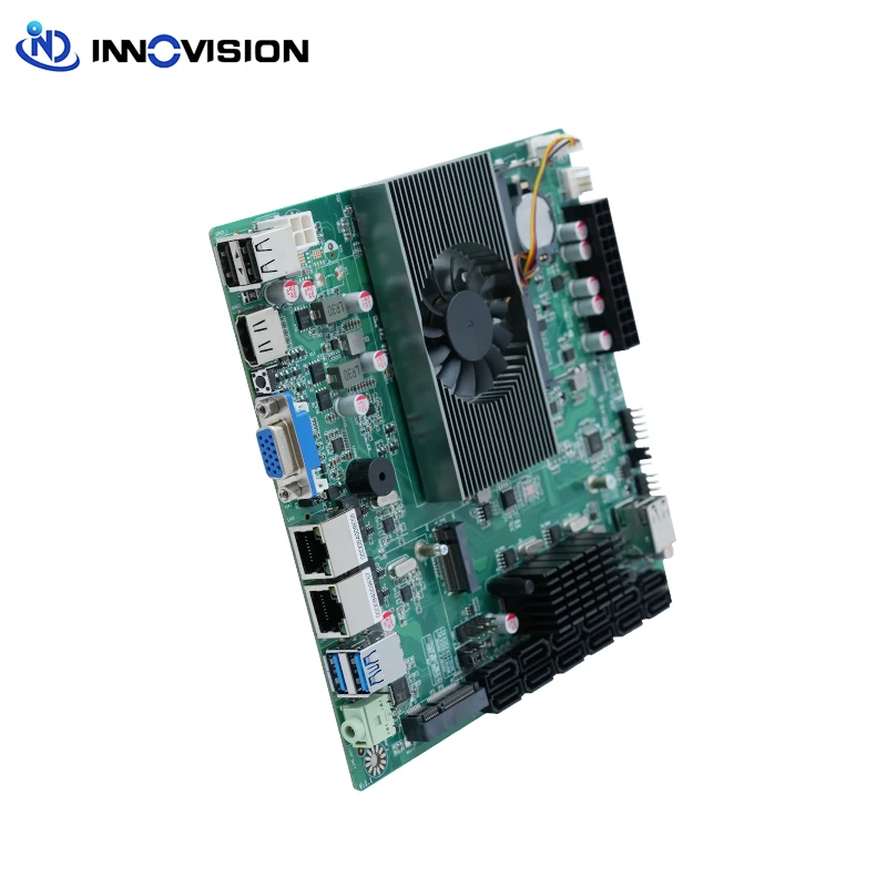Mini ITX NAS Motherboard with Intel 11th N5095 Processor, 12 SATA