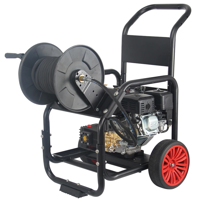 Kuhong 250bar 3600psi Key Or Button Start Gasoline Pressure Washer