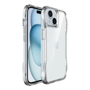 Transparent Case For iPhone Series Soft TPU Hard PC Material For Better Protection For iPhone 14 15 Pro Max