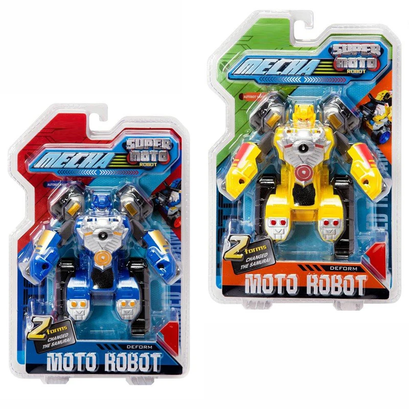 オートバイ変形カーロボットおもちゃ5インチミニ変形モトロボットミニ