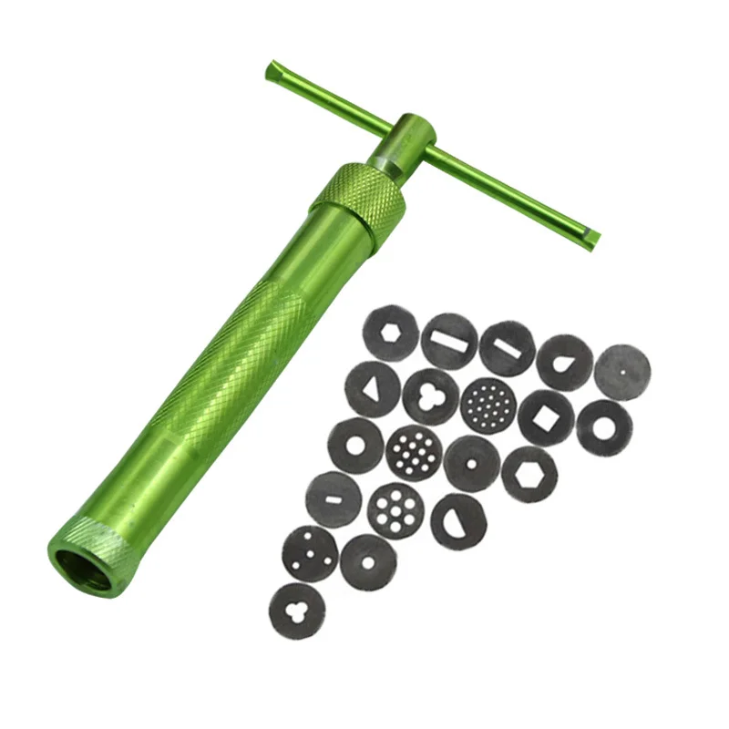 Professional Ultimate Clay Extruder Clay Tool Clay Gun With 20 Shapes