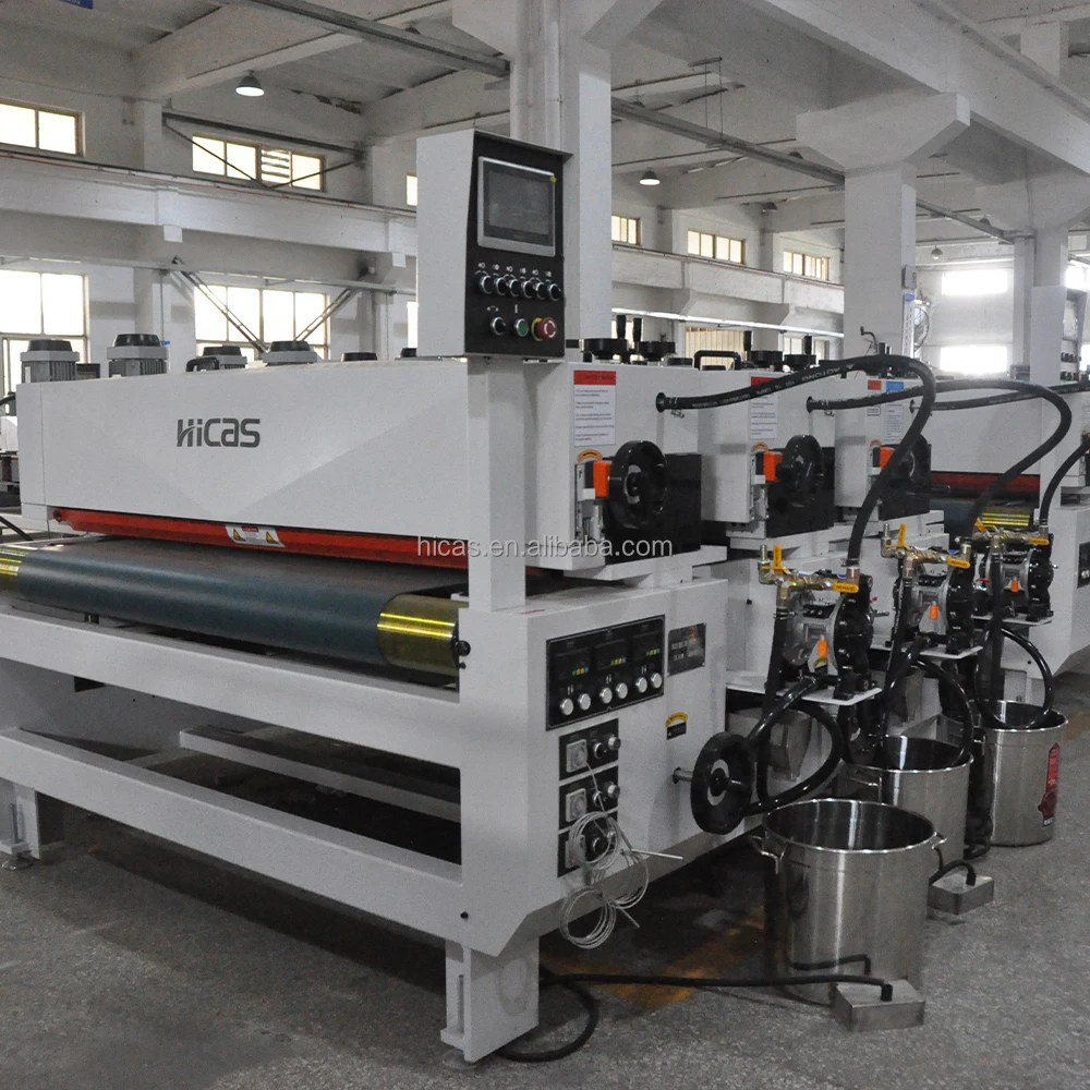 HICAS Automatic  UV Roller Coating Machine for  Floor Production Line & Glass & Aluminum Sheet