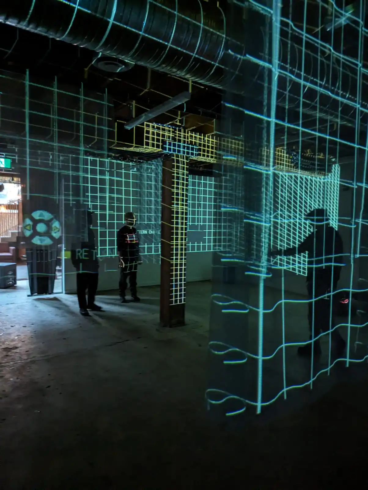 Hologram Transparent Display Projection Mesh Hologram Net Holographic Gauze