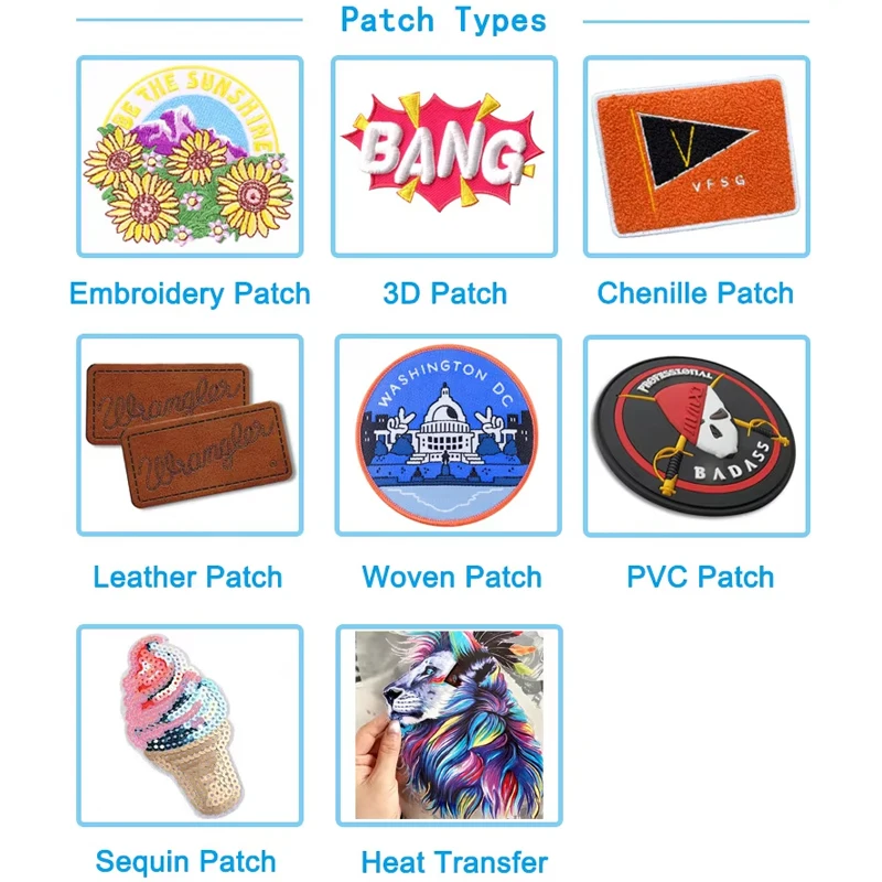 Music-Themed Embroidered Iron-On Patches For Clothes & Shirts - UK/GB Band Style Transfers