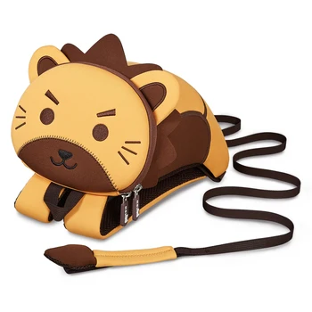 Nohoo factory anti-lost direct sale school bag  Lion style toddler backbag for Ages 2 Years old Above cute school bags