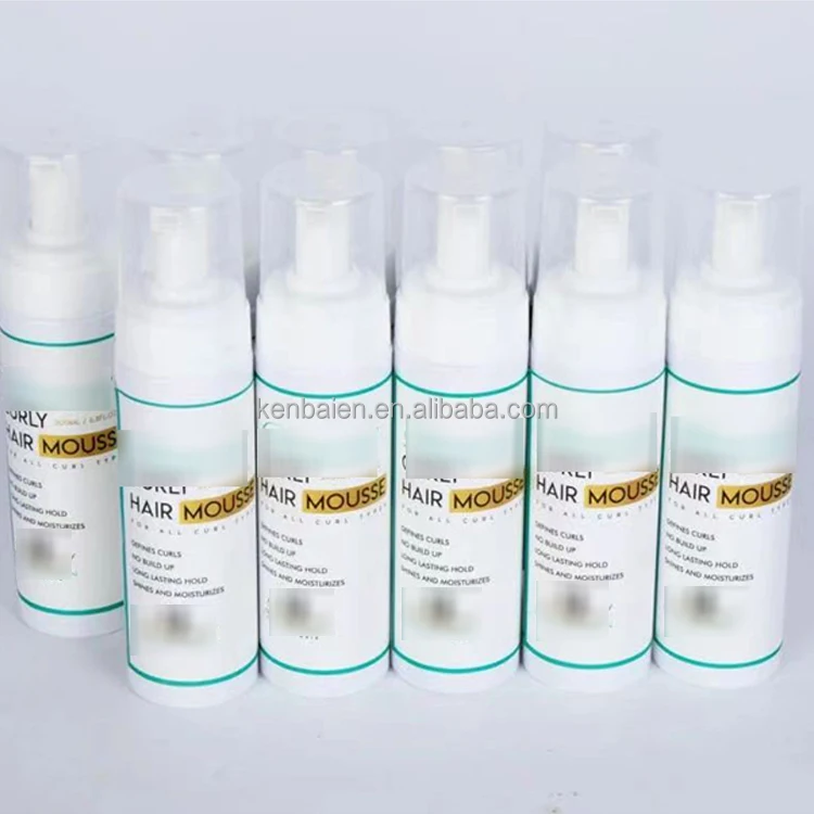 Factory Supply Professional Cheap Low Moq Enhance Natural Long Lasting Custom Private Label Foam Curly Hair Mousse