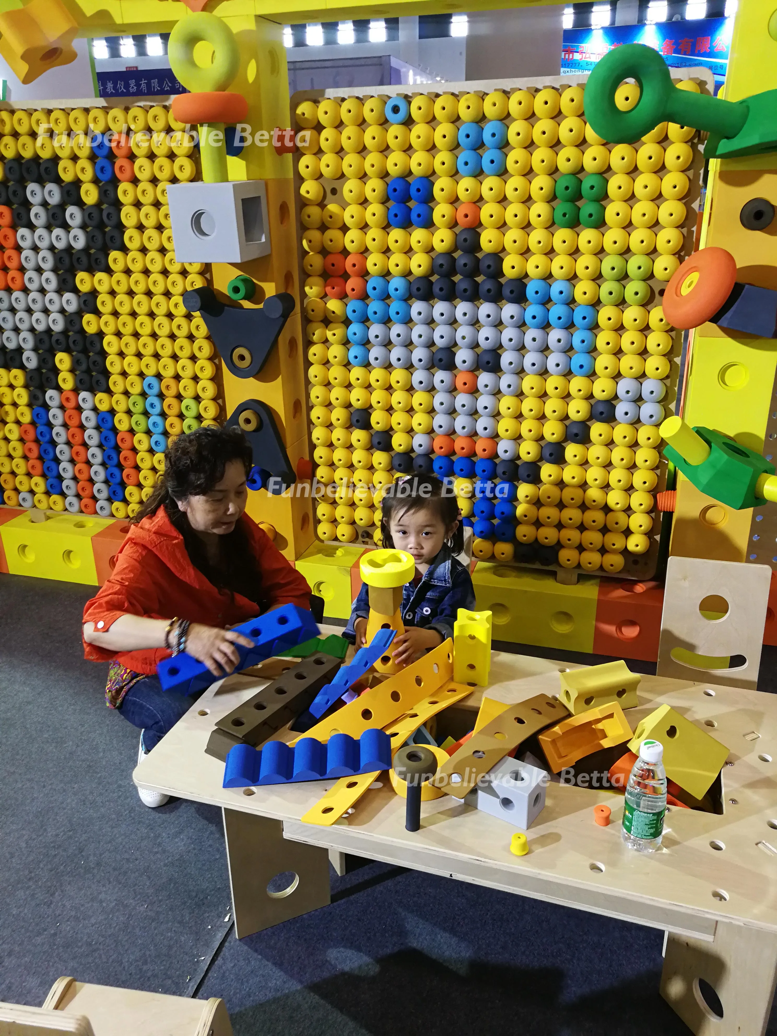 Indoor Kids Play Area - Bettaplay Puzzle Brick Building Blocks
