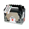Negro - Bolso de mano con ventana de Halloween