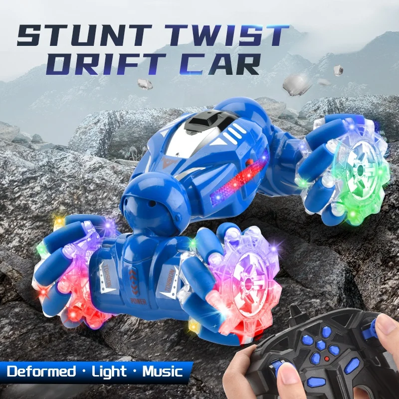 Wholesale Juguete A Control 2.4G Twisted Vehicle Remote Radio Control Toys Stunt Car