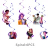 Witch hunter group hanging swirl 6pcs