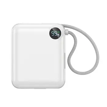 2025 Newest Design 10000mah Power Bank 3C CE KC PSE for UL Certificated Portable Fast Charger Small Mini Logo High Key Chain