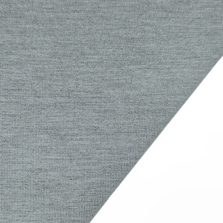 High Stretch Solid Bamboo Fabric by Roll, Knit Stretch Bamboo Single Jersey Fabric for T-shirt/ factory