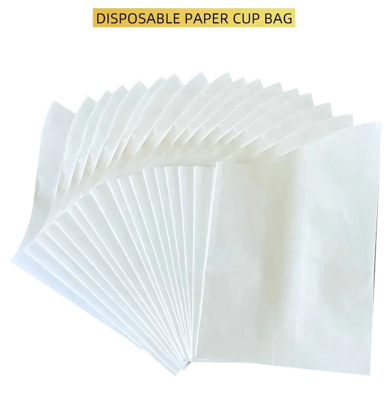 Disposable Envelope  Folding Water Cup Flat Paper Cup Drinking Water Small Paper Bag Airport Free Paper Cup
