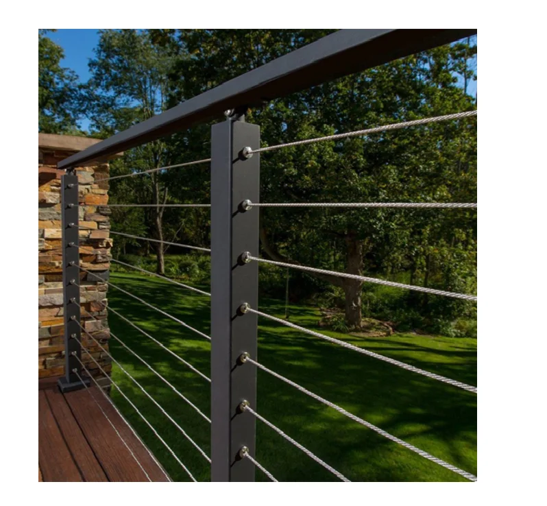 Taka Stairs Wire Railing Balustrade Deck Cable Railing Stainless Steel ...