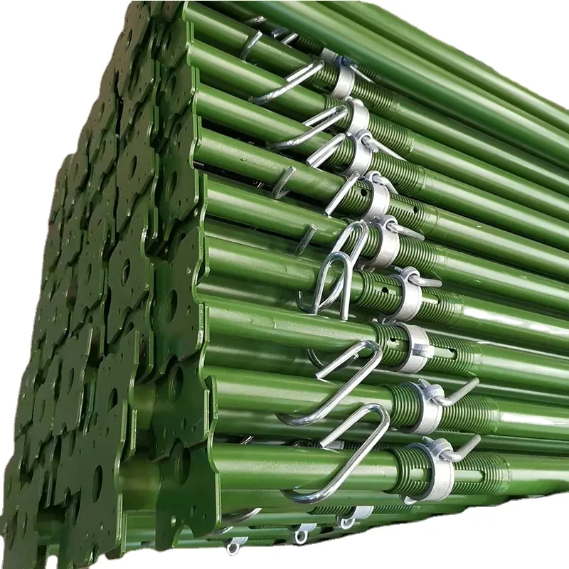 Telescopic Steel Props Factory Price Custom Adjustable Construction Supports Temporary for Aluminum Formwork 48mm 56mm Pipe
