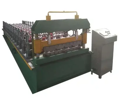 Steel roll roofing sheets making machine Double layer roof tile making forming machine