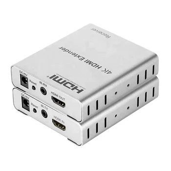 4K HDMI Extender To RJ45 Over Cat5e/6 Network Lan Ethernet With IR 50M