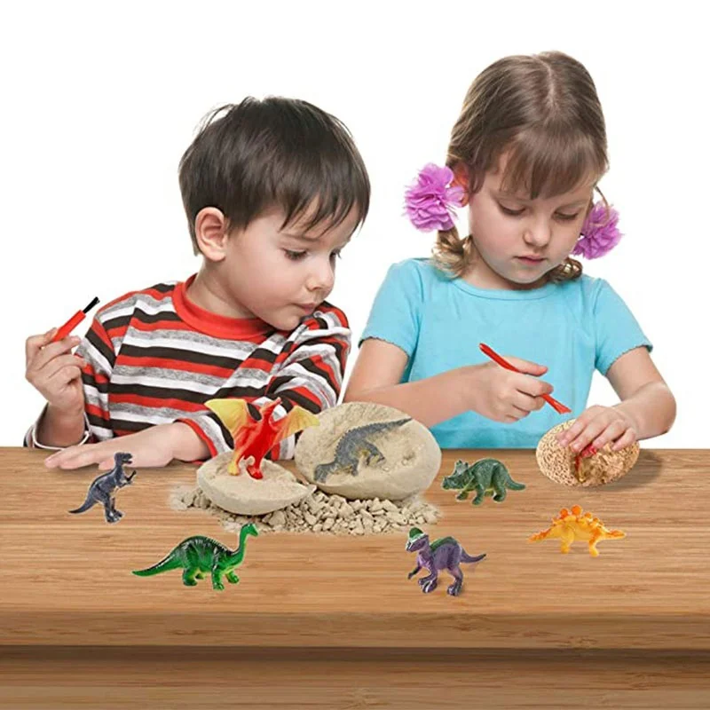 Kit per scavare una dozzina di uova di dinosauro per bambini - Regali