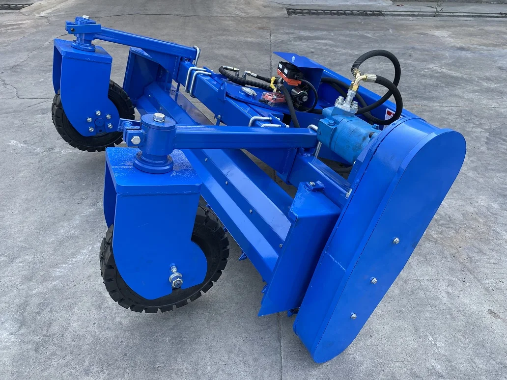 72" Skid Steer Attachments Power Rake Soil Conditioner For Skid Steer