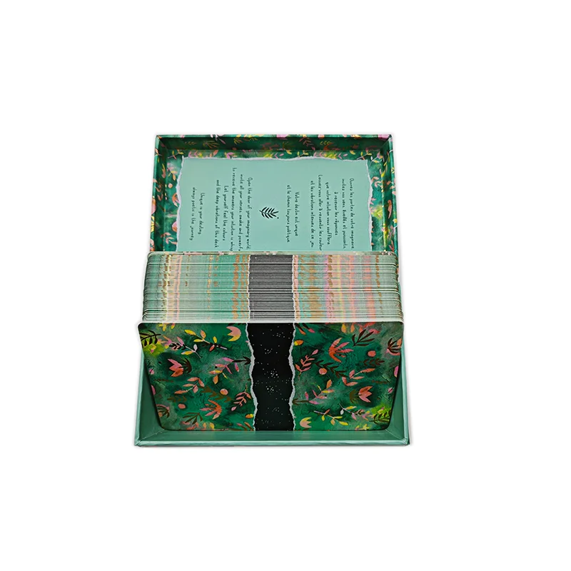 BAYAYA Manufacture Custom Printing Create Your Own Oracle Cards Tarot Card Decks With Rigid Box