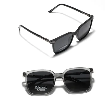 2024 Trendy High Quality Polarized Sun Glasses Sunglasses Men Wholesale Custom Retro square
