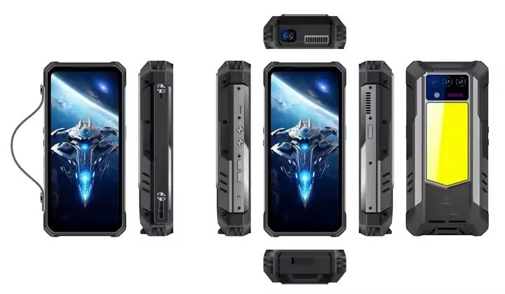 Oukitel WP100 Titan Rugged Smartphone 5G Android 14 with Projector Camping Light 16+512GB 33000mAh 200MP NFC Global Unlock WP100