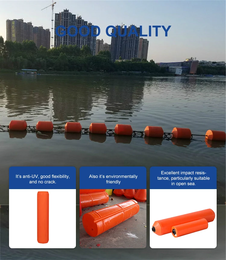 Lldpe Rotational Molded Floating Pollution Barrier Floats Filled With ...