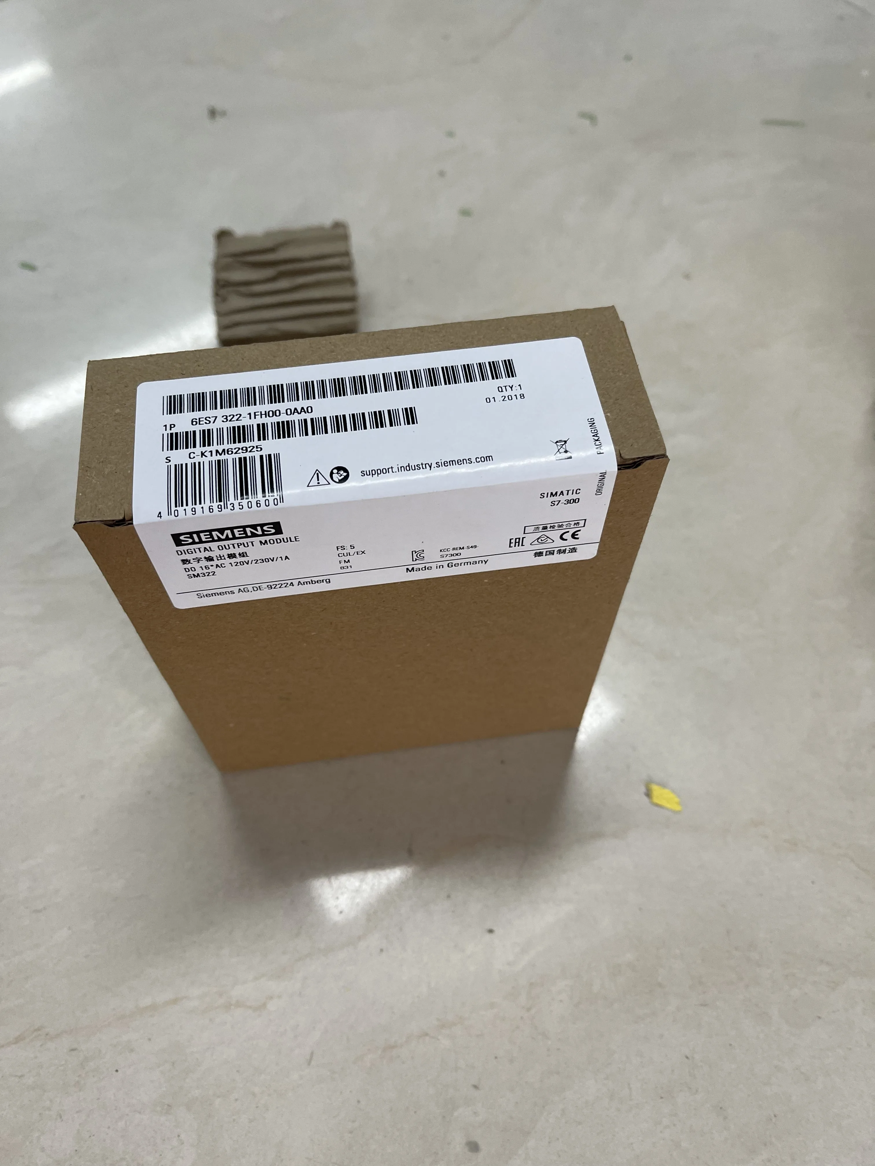 Siemens Digital Output Module 6ES7322-1FH00-0AA0