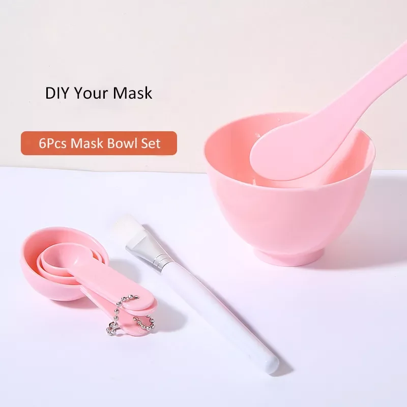 Wholesale 6 In1 Diy Mask Bowl And Silicone Brush Spoon Applicator Eco
