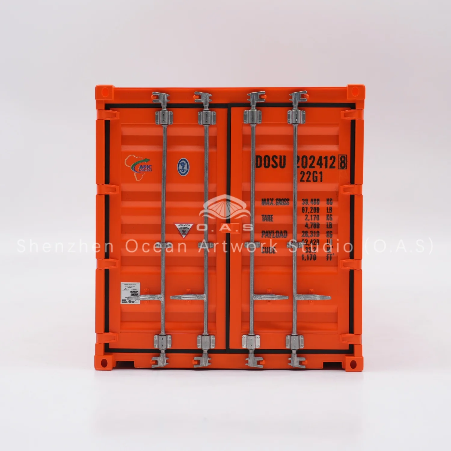 loas container model factory customized scale120 plastic crafts shipping boxes afic container model-10