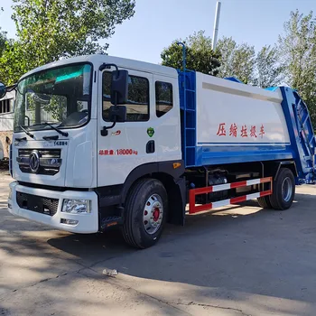 Household garbage collection self loading and unloading garbage truck, industrial and mining garbage removal truck