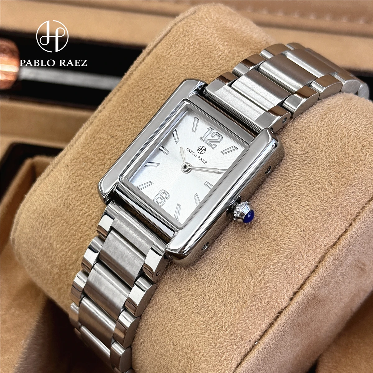 Fashionable Square Quartz Watch for Women - Elegant  display picture 1