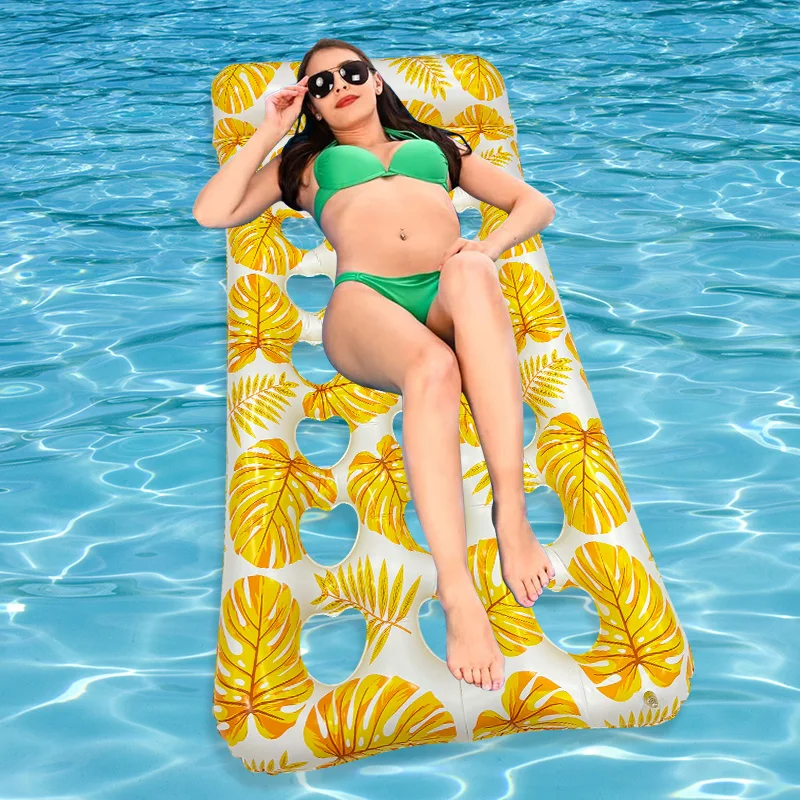 Customized PVC Adult Pool Inflatable Lounger ODM