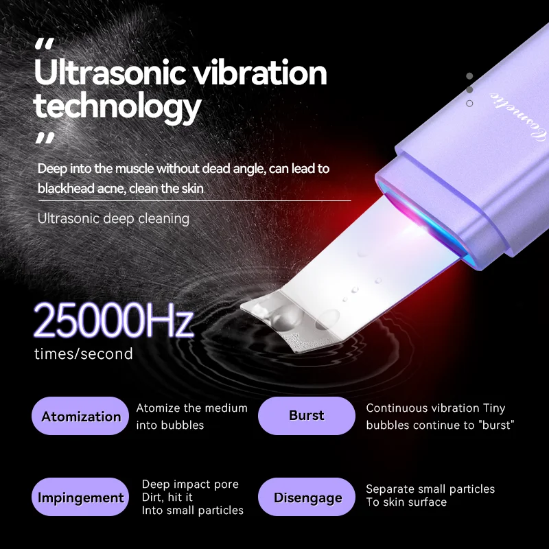 Высокочастотный скребок для лица, многофункциональный инструмент для ухода за кожей, скребок для кожи лица