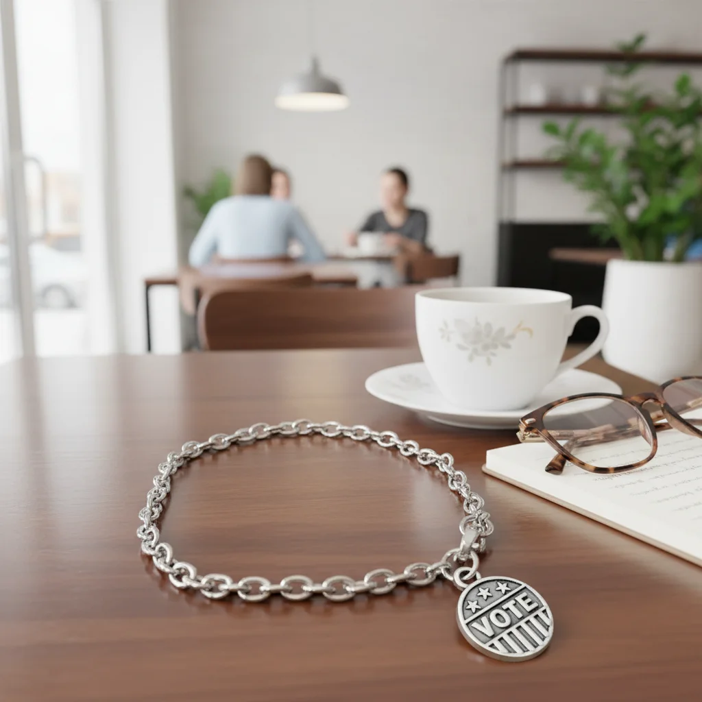 Vote Cable Chain Stainless Steel Bracelet - Image 5