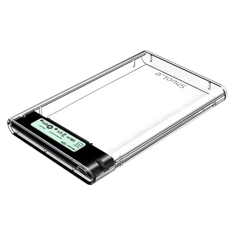 SHUOLE SATA External Enclosure Case HDD/SSD Support