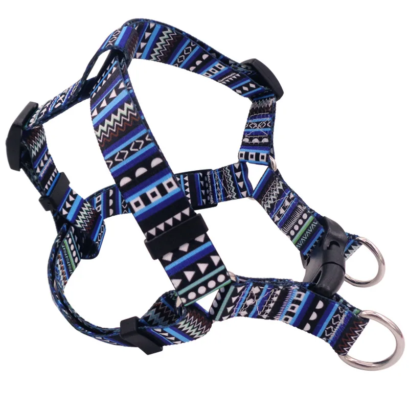 2021 Hot Selling Dog Harness Vest Pattern Waterproof Dog Harness Leash Polyester and Matching Harness