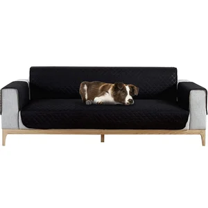 Water Resistant Sofa Cover Plain Color Microfiber Waterproof Sofa Cover for Dogs Cats Children